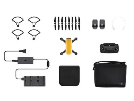 VERSIONE FLY MORE COMBO DJI SPARK GIALLO