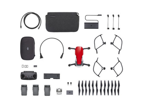 DJI MAVIC AIR FLY MORE COMBO ROSSO FLAME RED
