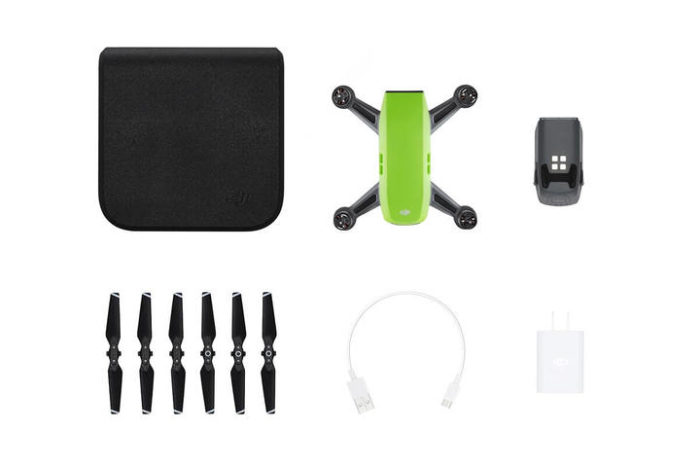DJI SPARK VERDE VERSIONE COMBO