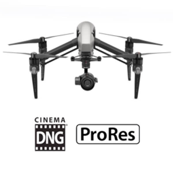 DJI Inspire 2 Combo con CinemaDNG e Apple ProRes