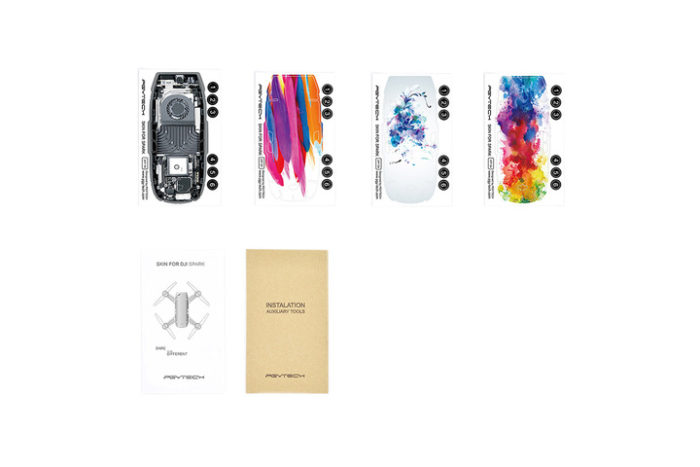 PGYTECH Adesivi Skin per Spark 4 pacK（D4/D7/D8/TR)